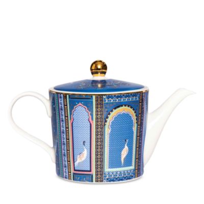 Sara Miller India Lattice Windows Teapot