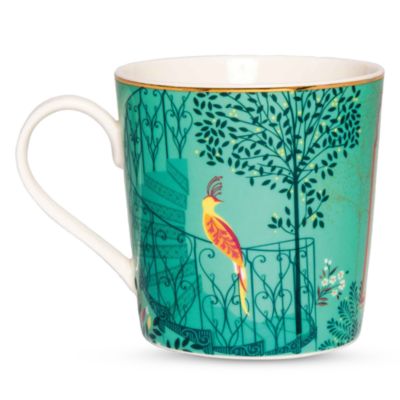 Sara Miller India Assorted Mugs, Set of 4