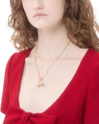 Cherryfic Swarovski Crystal Necklace, 15.8-19.7"