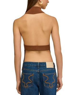Wake Open Back Halter Top
