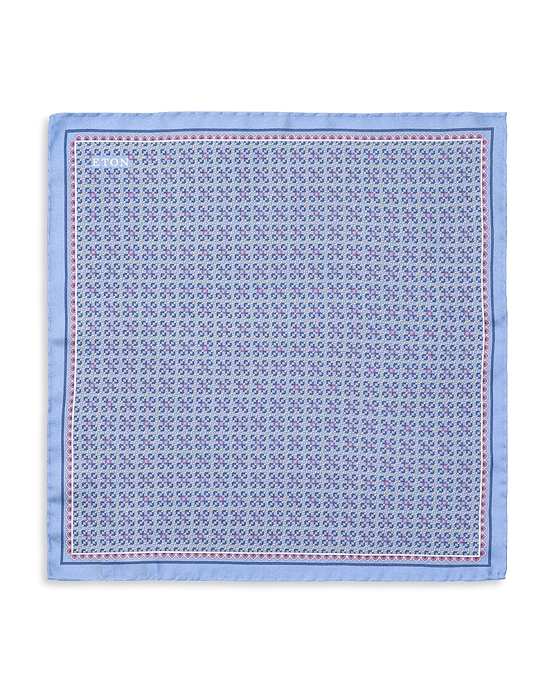 Eton Chain Silk Pocket Square