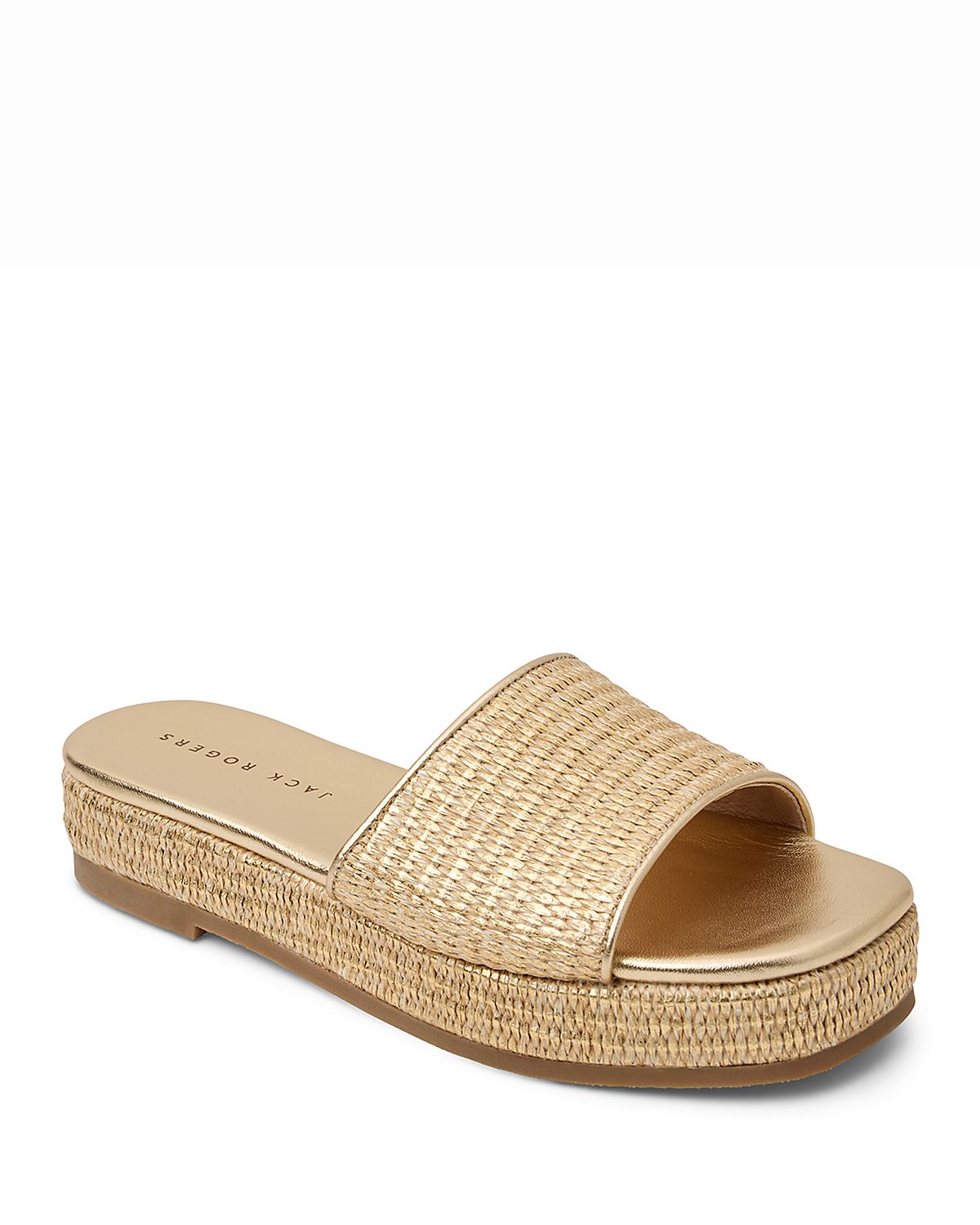 Jack Rogers Women's Bay Raffia Flatform Sandals