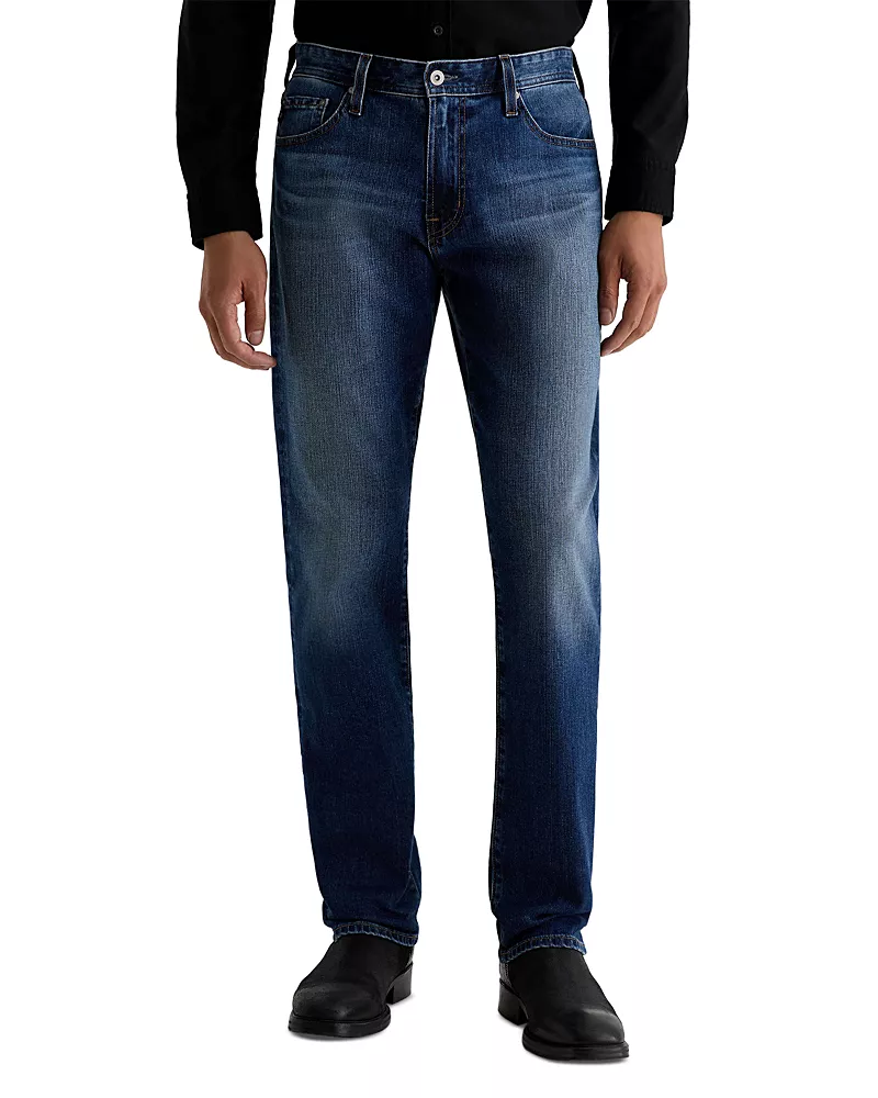 Ag Everett Slim Straight Fit Jeans in Bolton Blue