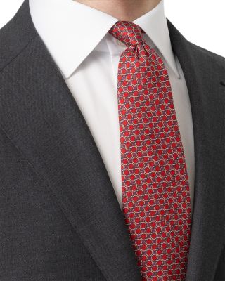 Classic Geometric Silk Tie