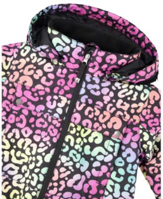  One-Piece Leopard Teknik Snowsuit - Big Kid