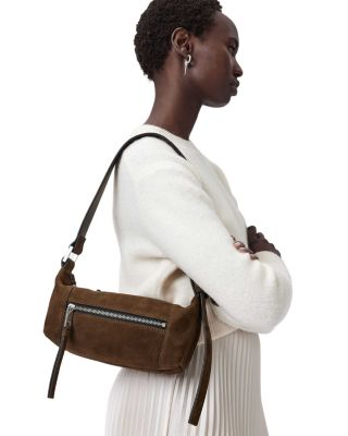 Vega Mini Suede Shoulder Bag