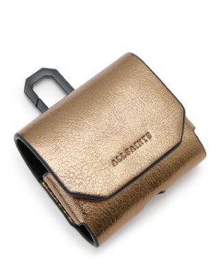 Hex Metallic Leather AirPods Case