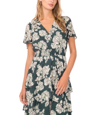 Smocked Tiered Dress