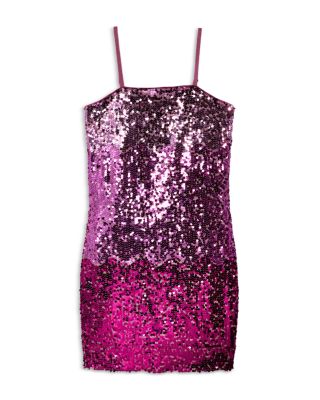 Girls' Ombr&eacute; Sequin Dress, Little Kid, Big Kid - Exclusive