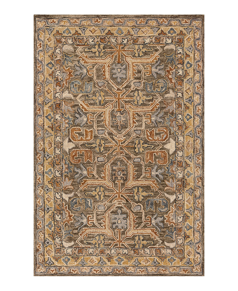 Loloi Victoria Vk-01 Area Rug 2'3x3'9 In Brown