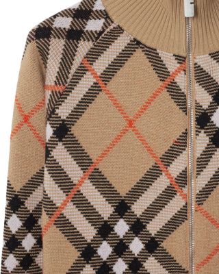 Check Wool Mohair Blend Jacket