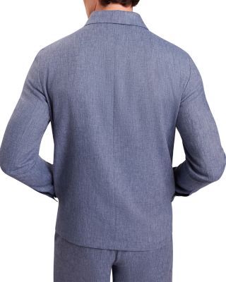 Ashleyj Linen Blend Harrington Jacket