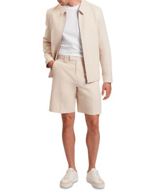 Givran Slim Fit Linen Shorts