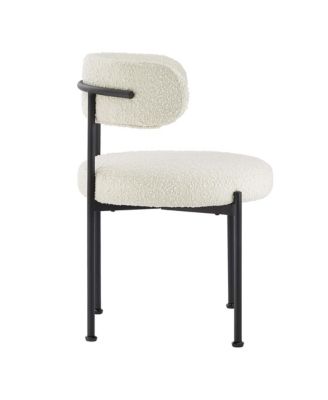 Albie Boucle Fabric Dining Chairs, Set of 2
