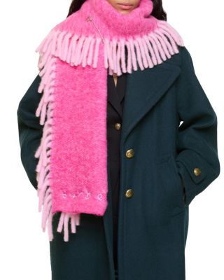 Alpaca Wool Blend Happy Scarf