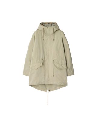 Detachable Warmer Nylon Blend Parka