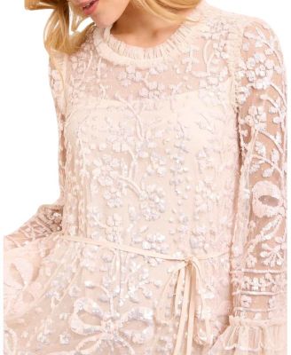 Celia Long Sleeve Ankle Gown