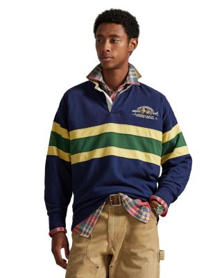 Vintage Fit Embroidered Rugby Shirt