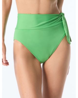 Ring Front Bra Bikini Top & High Waist Bikini Bottom