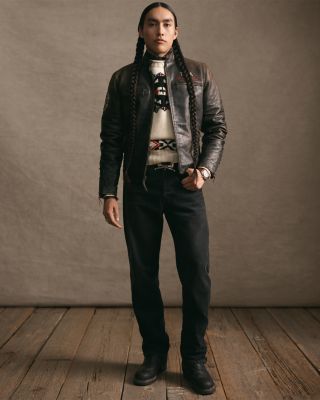 x TÓPA Unisex Star Winds Leather Jacket