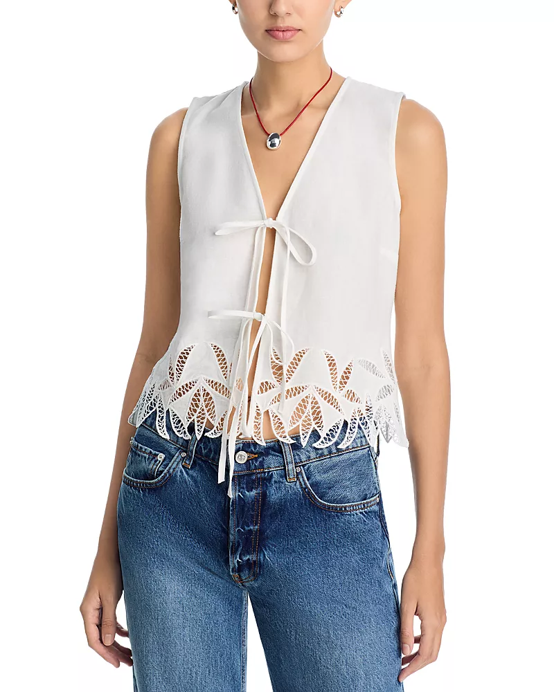 Rails Oregon Embroidered Woven Top