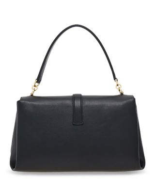 Front Flap Small Leather Handbag