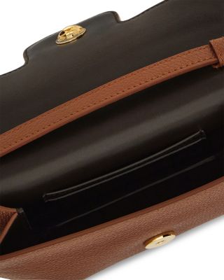 Double Gancini Mini Leather Shoulder Bag