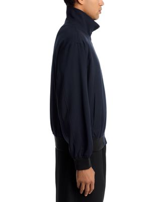 Wool Zip Blouson Jacket