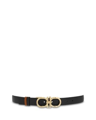 Women's Donna Gancini Reversible Leather Belt