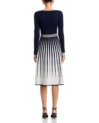 Long Sleeve Round Neck Sweater Dress