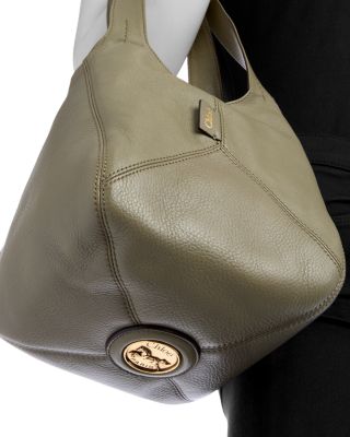 Balloon Small Leather Hobo Bag