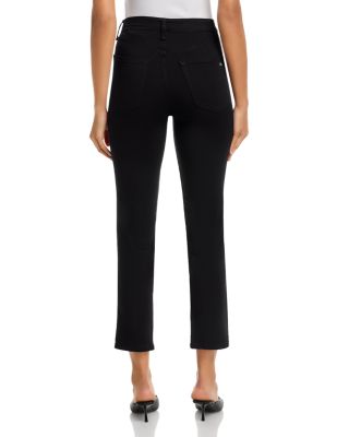 Flexi Wren High Rise Slim Ankle Jeans in Black