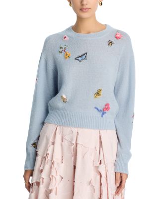 Appliqu&eacute; Front Sweater