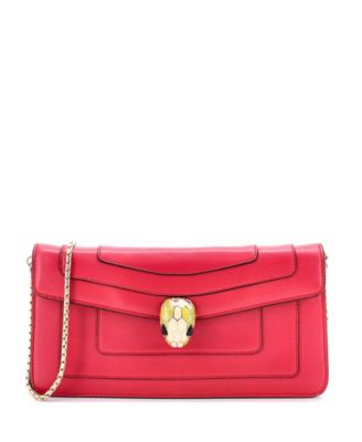   Serpenti Forever Chain Clutch Leather