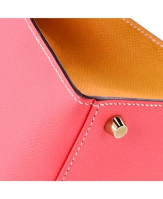 Kelly 28 Handbag Bicolor Epsom with Brushed Gold Hardware