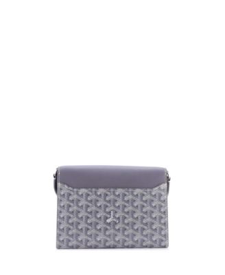   Chypre Wallet on Strap Coated Canvas with Leather