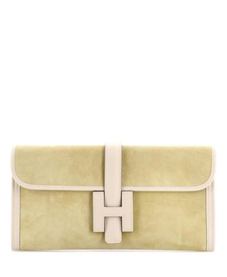29 Jige Elan Clutch Doblis Suede