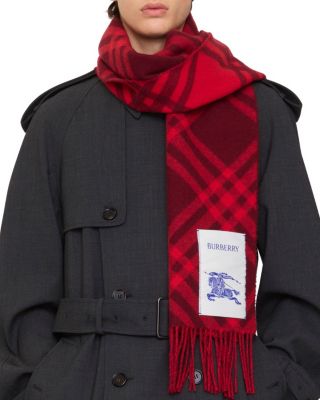 Check Cashmere Scarf