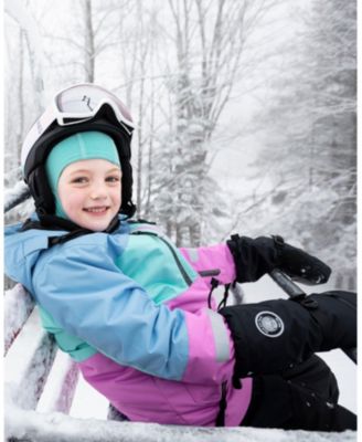 Girls' Two Piece Teknik Snowsuit with Colorblocked Jacket and Solid Pant - Little Kid, Big Kid