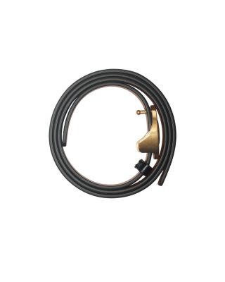  Thin Reversible Leather Oval Knight Stamp Belt