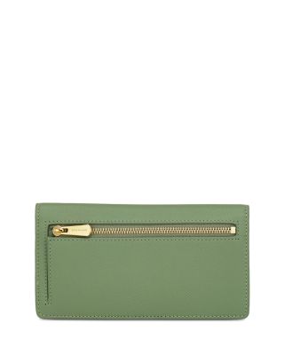 Gancini Leather Continental Wallet 