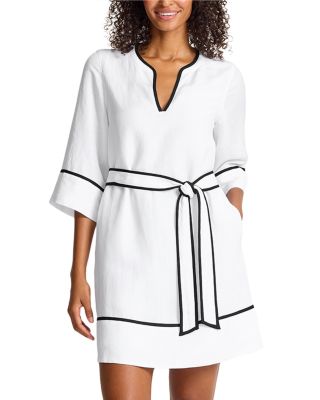 St. Lucia Split Neck Tunic Cover Up