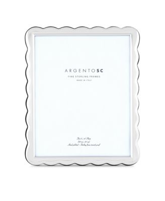 Scalloped Sterling Silver Picture Frame, 8" x 10" 
