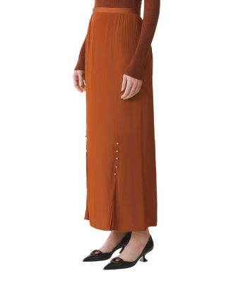 Midi Skirt in Charmeuse