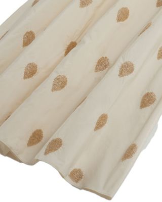  Beaded Embroidered Maxi Skirt