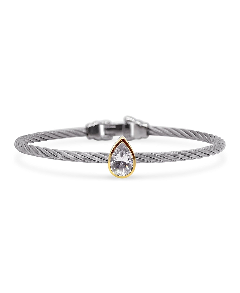 Alor Day Diamonds 3mm Teardrop Bracelet, 1.00 Tcw Lab Grown Diamonds In Metallic