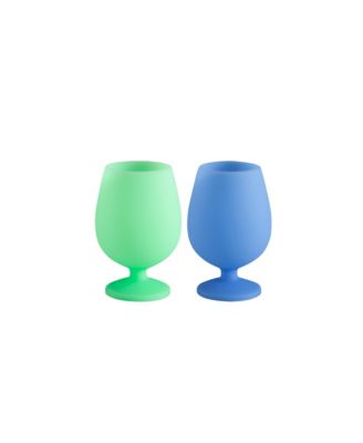 Stemm Silicone Unbreakable Wine Glasses - Set of 4