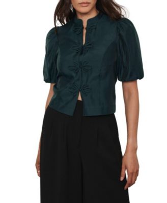 Women's Military Trim Top