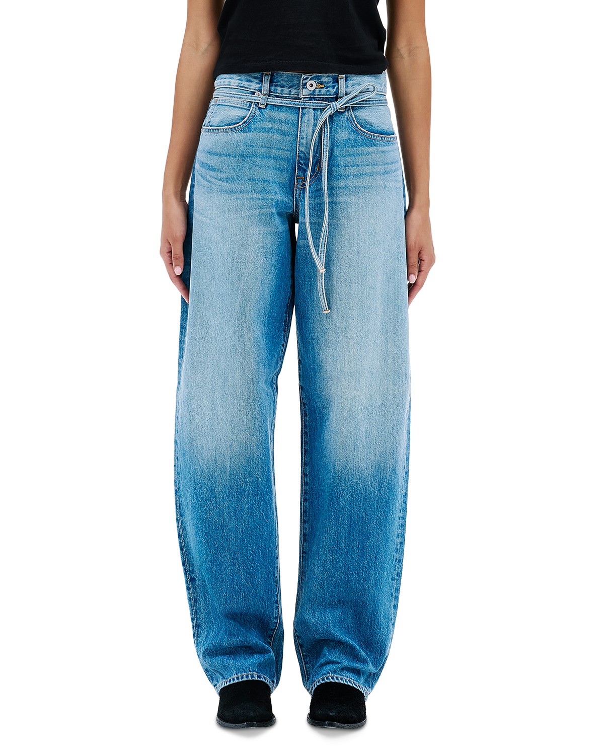 Hailey Low Rise Barrel Jeans in Day Dreamer
