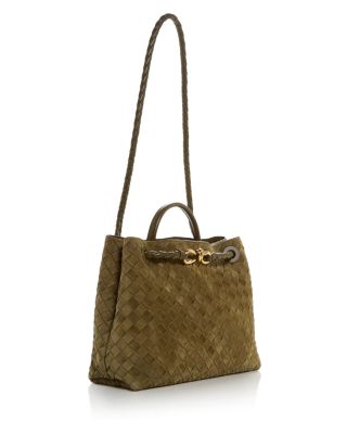Andiamo Top Handle Bag in Suede